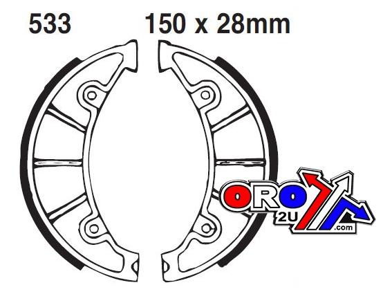 BRAKE SHOES EBC Y533