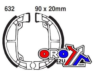 BRAKE SHOES SUZ S632 EBC