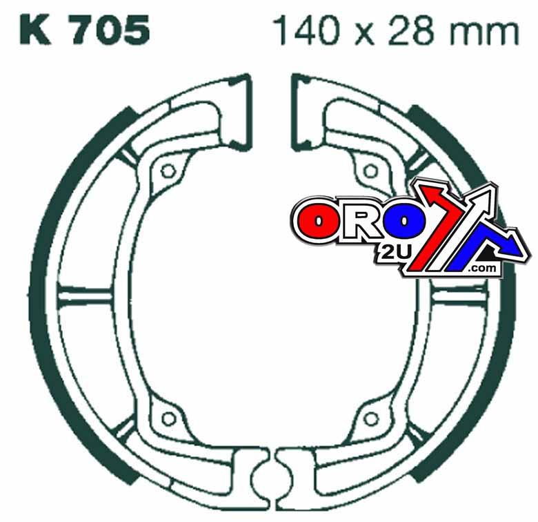 BRAKE SHOES K705 EBC