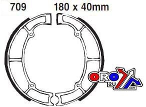 BRAKE SHOES K709 EBC, KAWASAKI