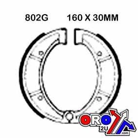 BRAKE SHOES 30mm HUSKY, HUSQVARAN REAR GF1152