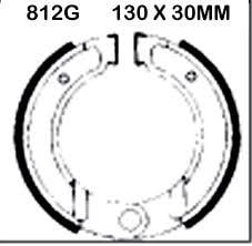 BRAKE SHOE EBC 812 KTM, 812G