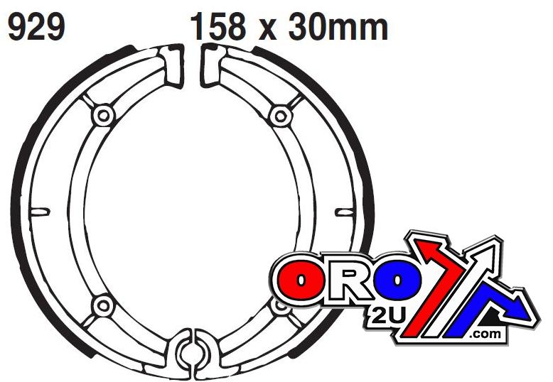 BRAKE SHOES 929 DESMO EBC