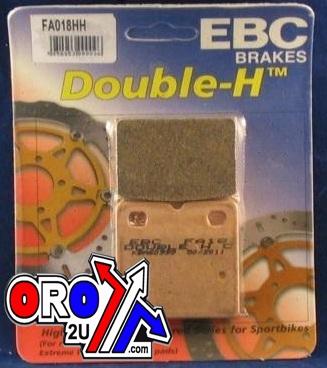 BRAKE PADS DISC SINTERED METAL, EBC FA018HH