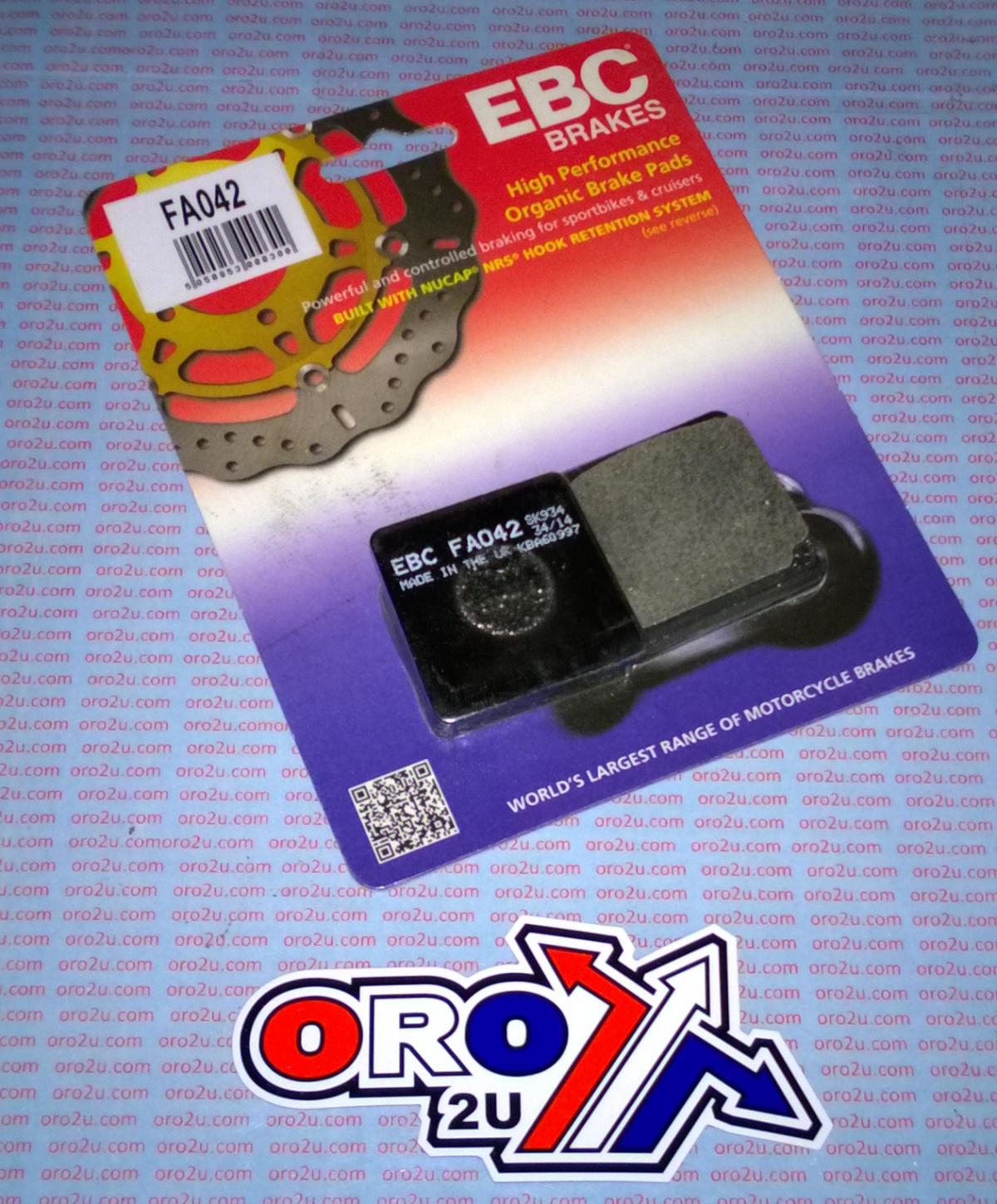 BRAKE PADS DISC VD212 FA042