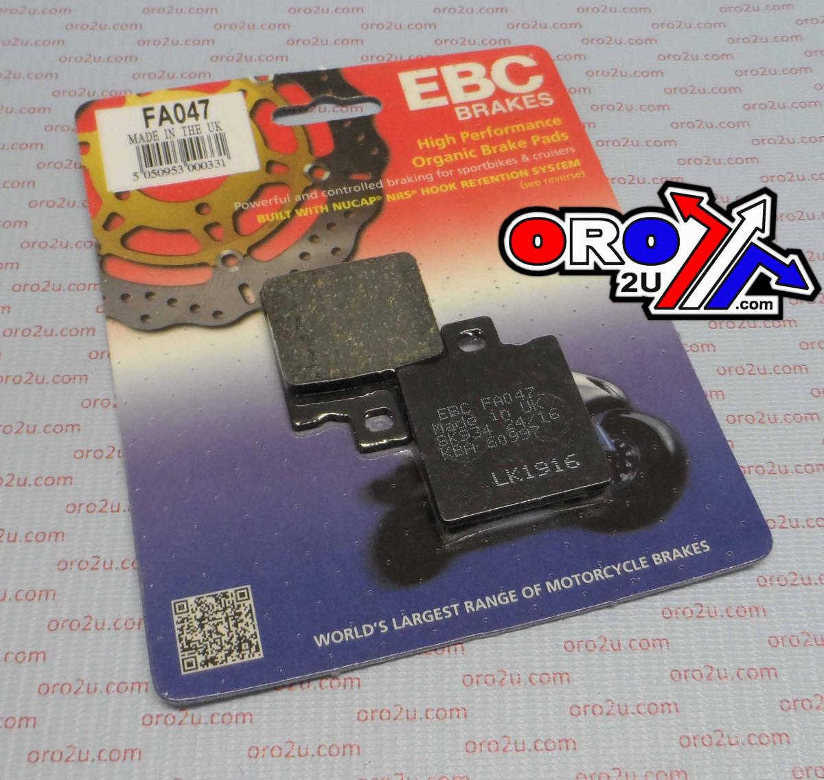 BRAKE PADS FA047 EBC STD
