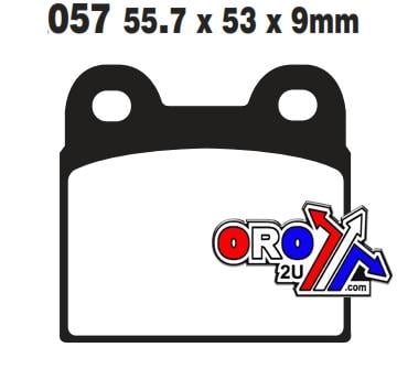 BRAKE PADS STD EBC FA057