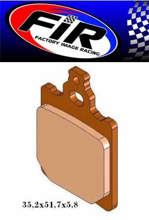 BRAKE PADS SINTERED METAL HS, MX-N HIGH FRICTION, 39-060.H.ORO, DB2370-N