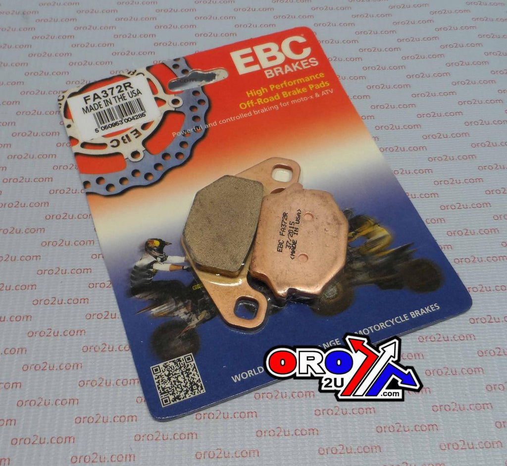 BRAKE PADS SINTERED EBC FA372R, 39-067.H.EBC, 39-067