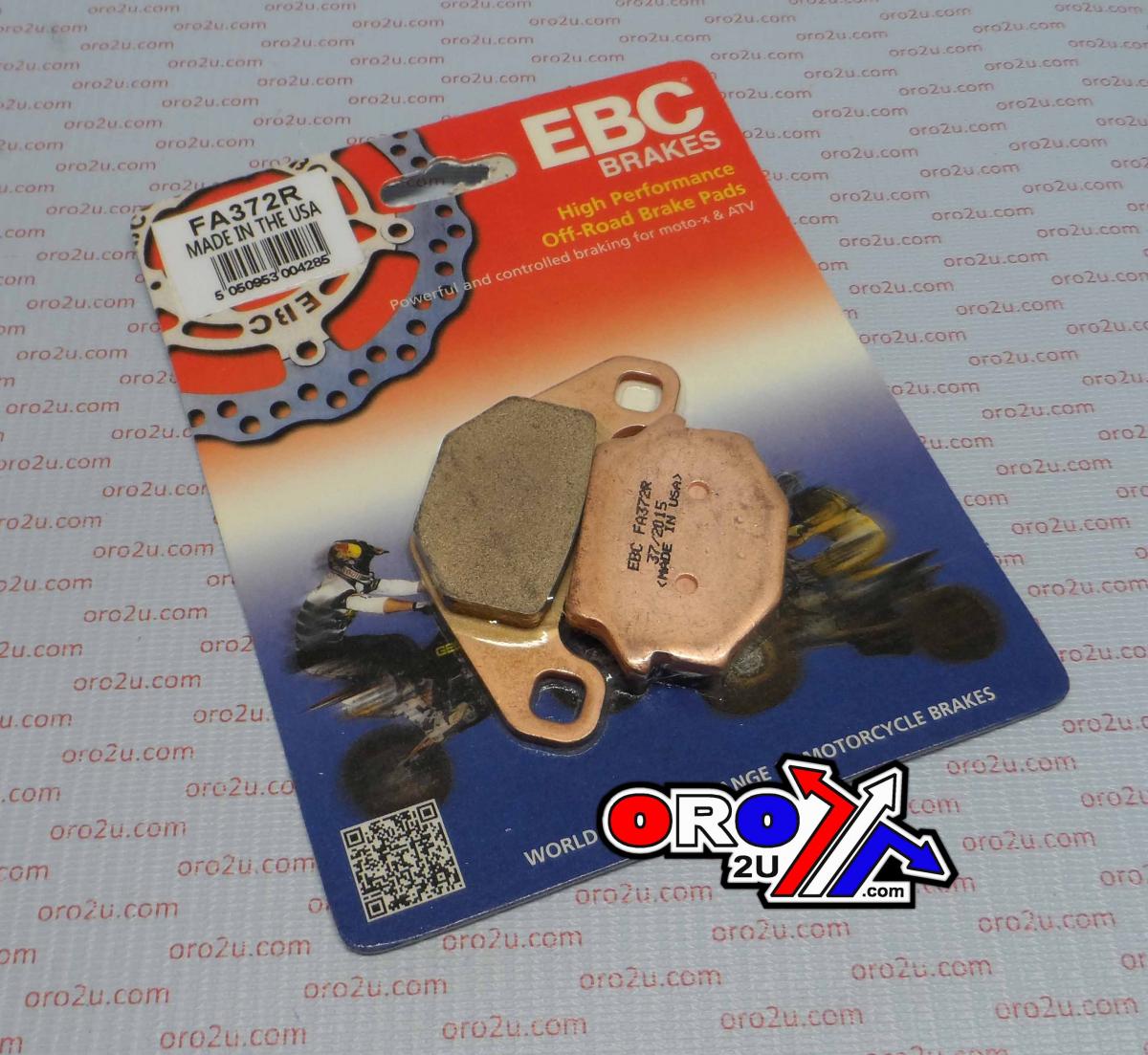 BRAKE PADS SINTERED EBC FA372R, 39-067.H.EBC, 39-067