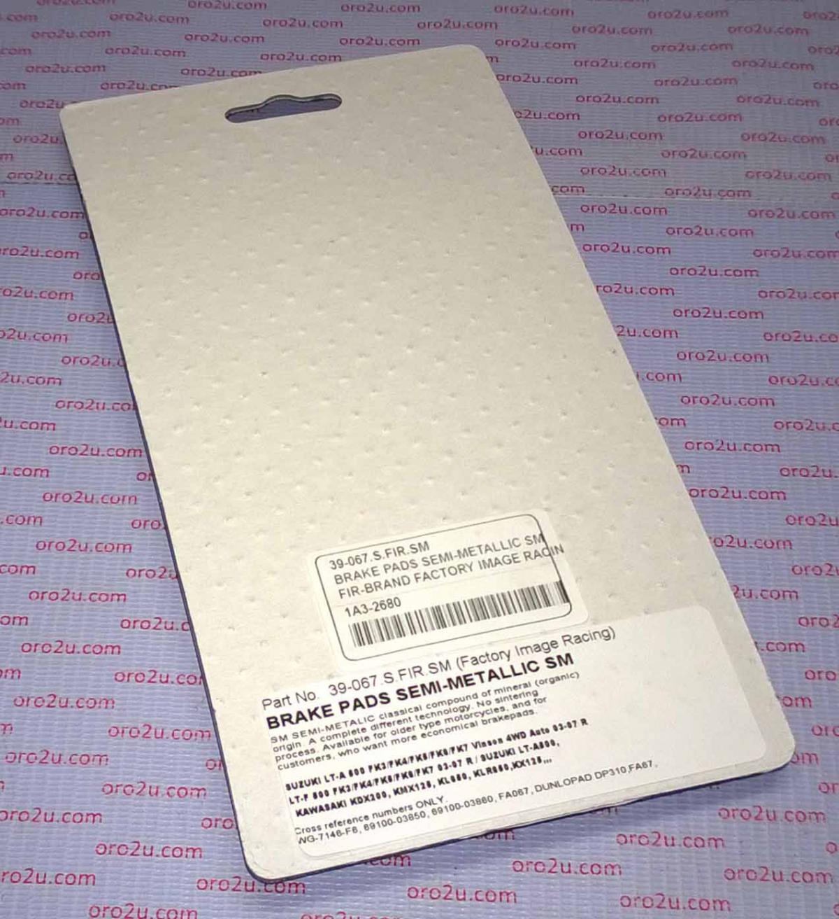 BRAKE PADS SEMI-METALLIC SM DB2050 SEMI