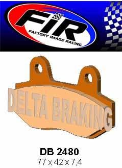 BRAKE PADS SEMI-METALLIC SM DB2480 SEMI
