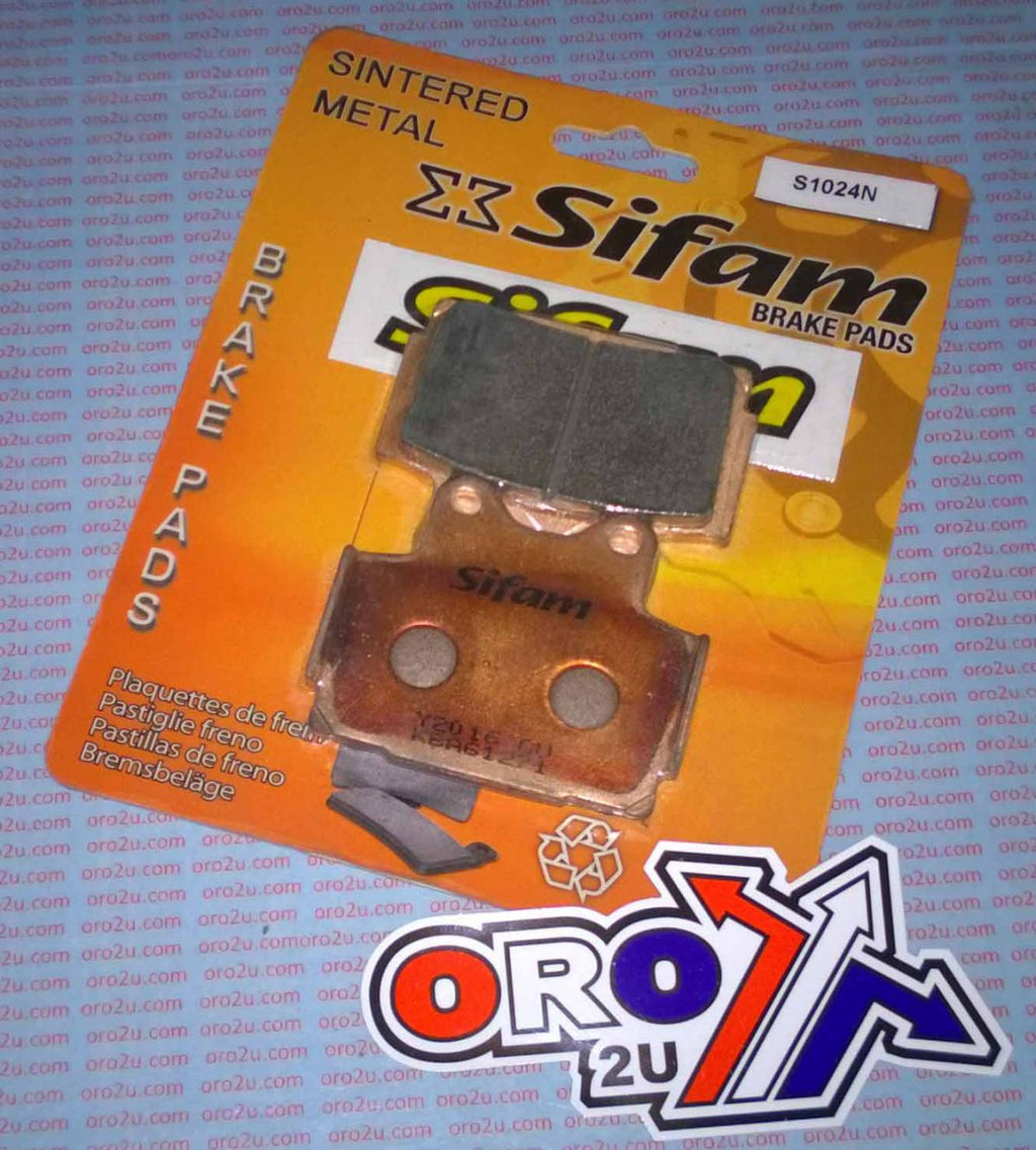 BRAKE PADS DISC SINTERED METAL, SIFAM S1004N (EBC FA104)