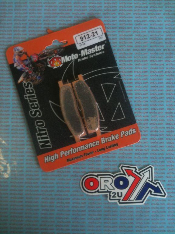 BRAKE PADS SINTERED NITRO, MOTO-MASTER 091221, 39-119