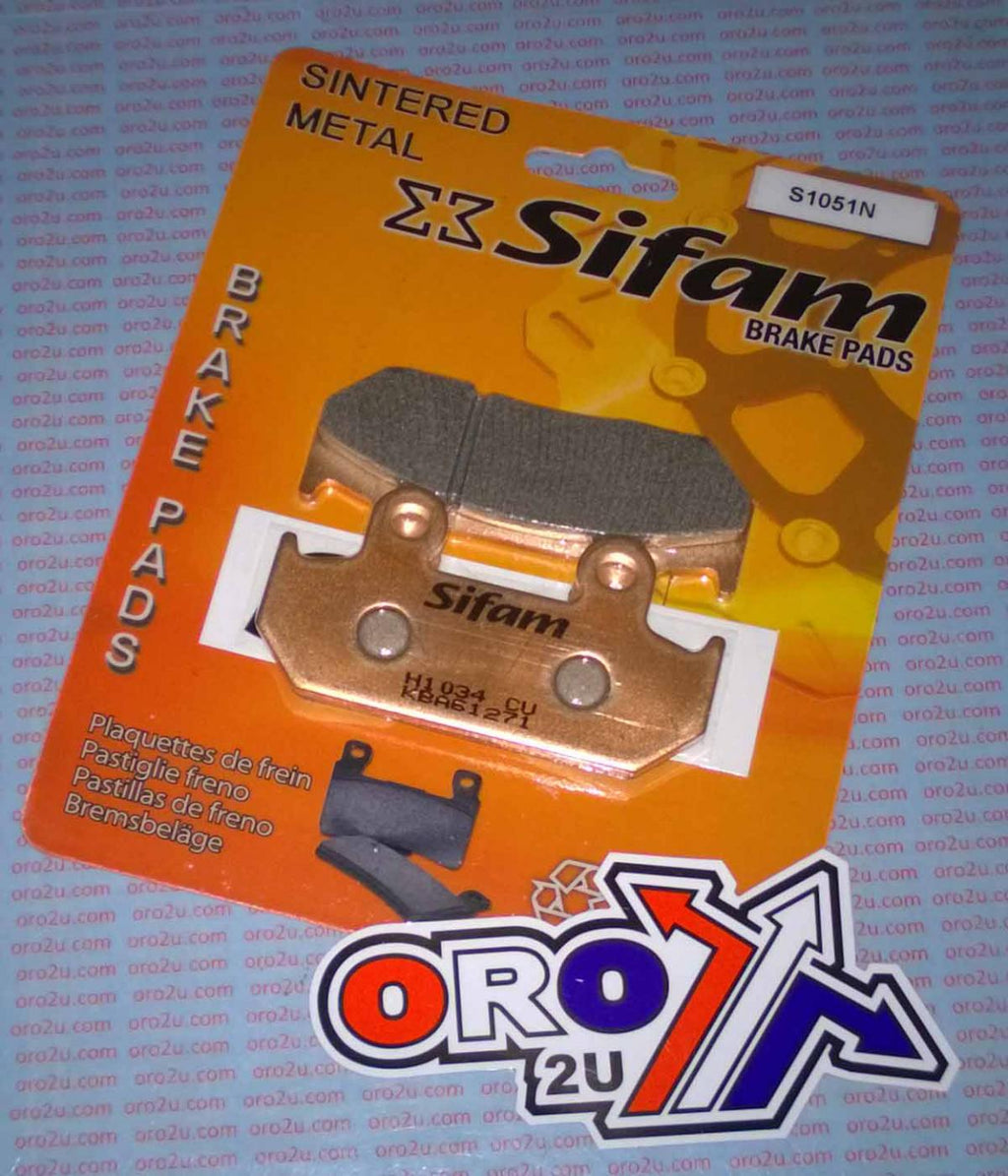 BRAKE PADS SINTERED METAL, KYOTO S1051N (FA121HH)