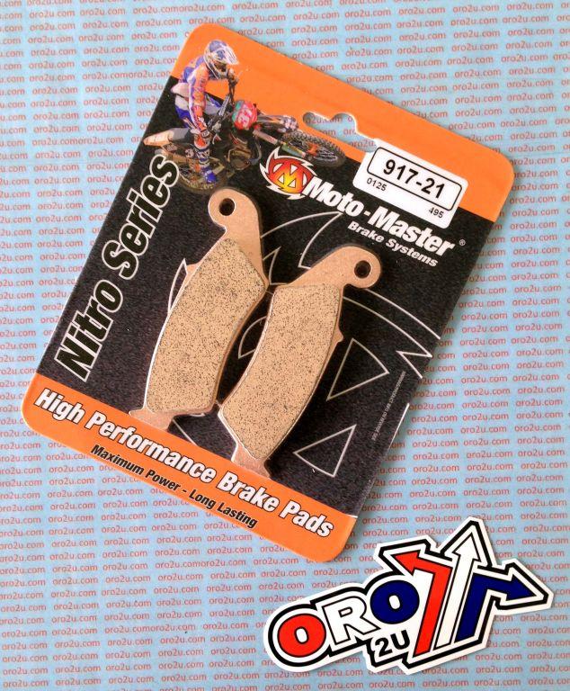 BRAKE PADS SINTERED NITRO, MOTO-MASTER 091721, 39-125