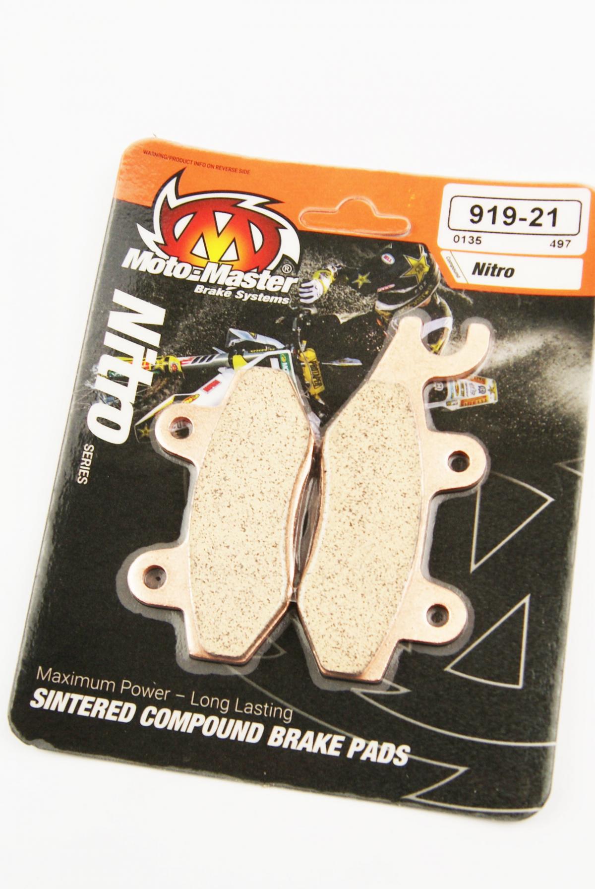 BRAKE PADS SINTERED NITRO, MOTO-MASTER 091921, 39-135