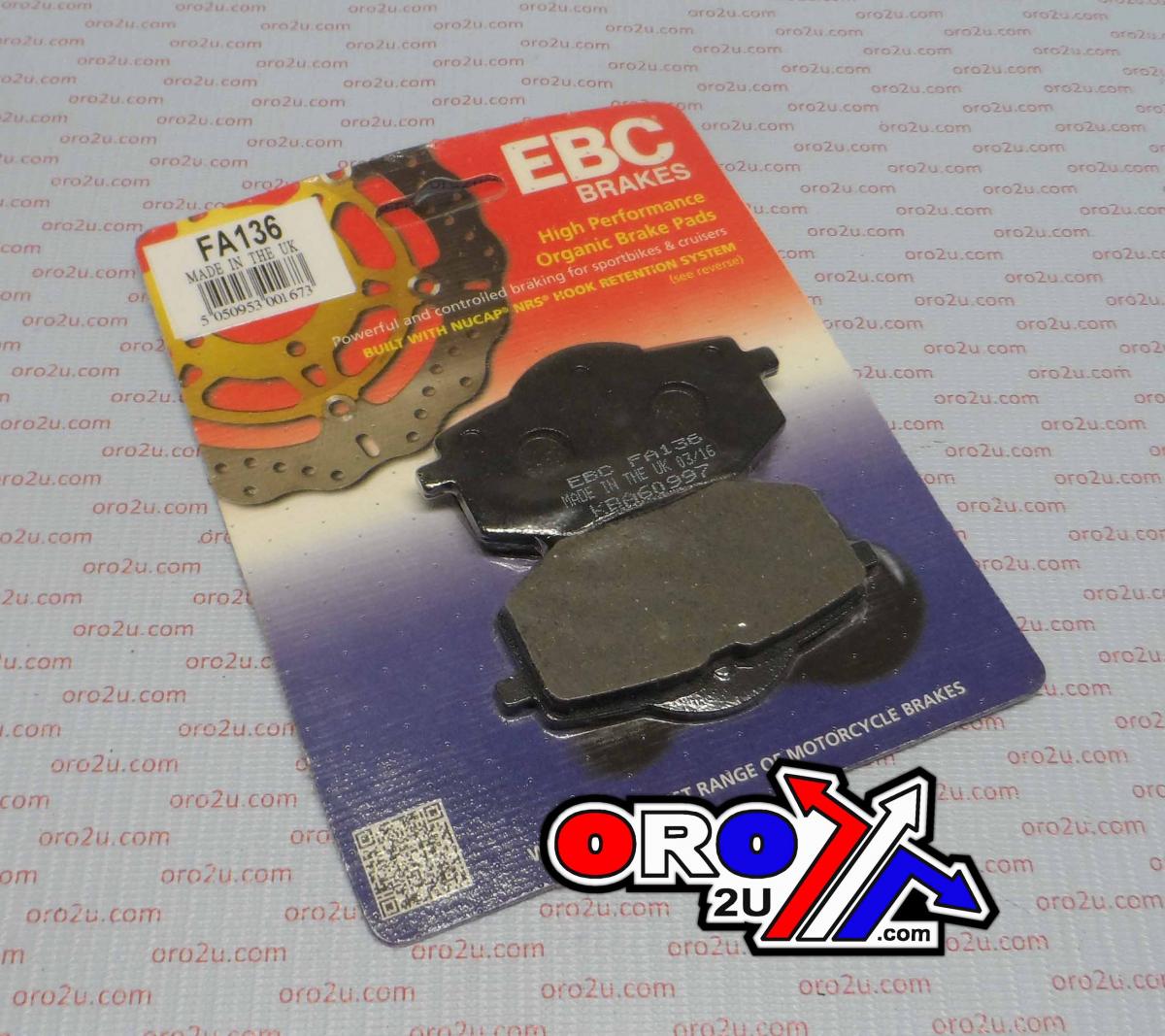 BRAKE PADS EBC FA136 39-136