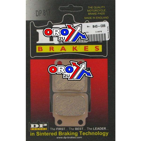 BRAKE PADS SINTERED DP BRAKES, DP817 Premium 41-817.H.DP, 39-137