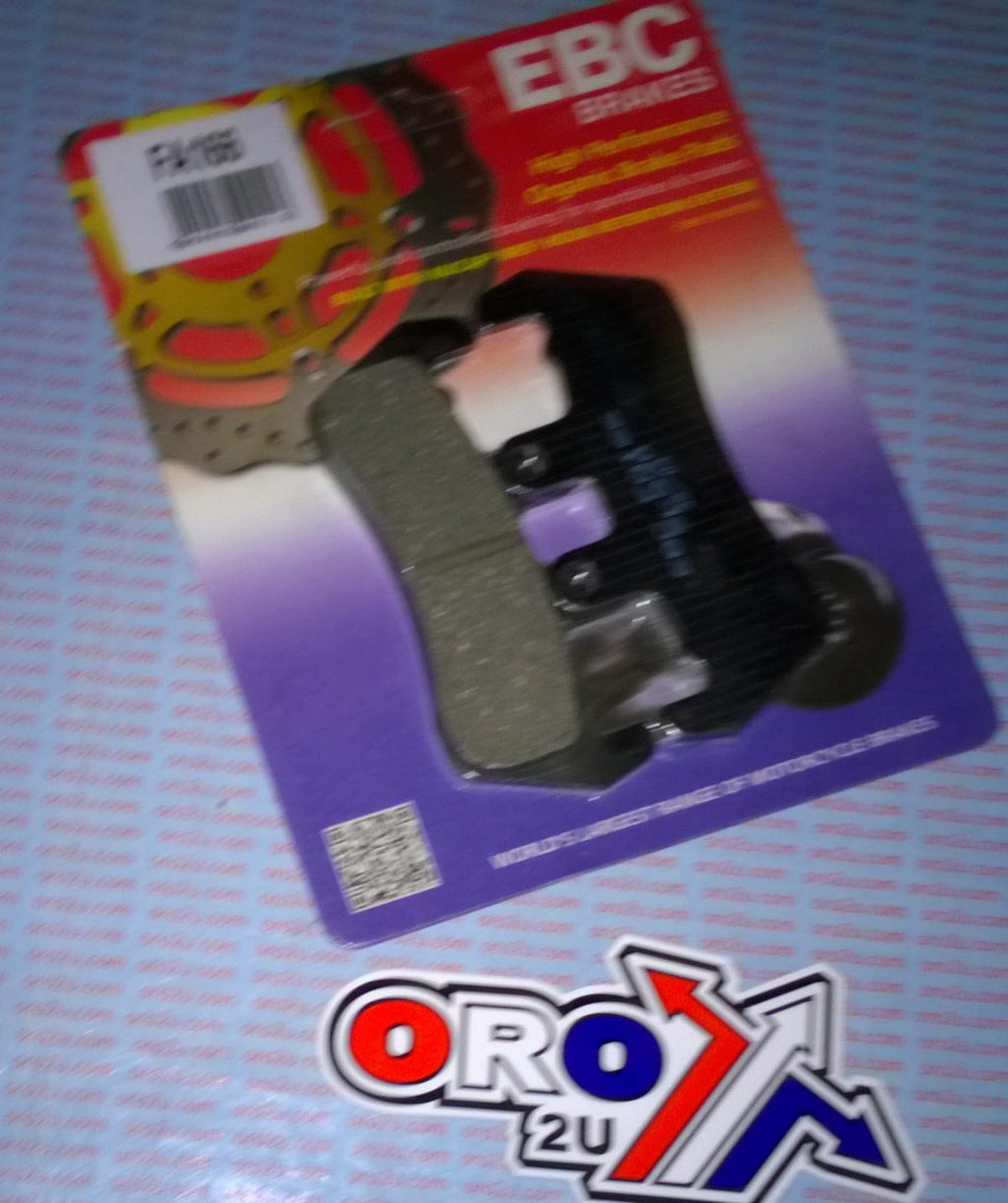 BRAKE PADS STD KEVLAR ORGANIC, EBC FA166 SEMI-METAL BLACK
