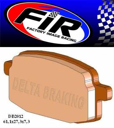 BRAKE PADS SINTERED METAL HS, MX-N HIGH FRICTION, DB2012-N