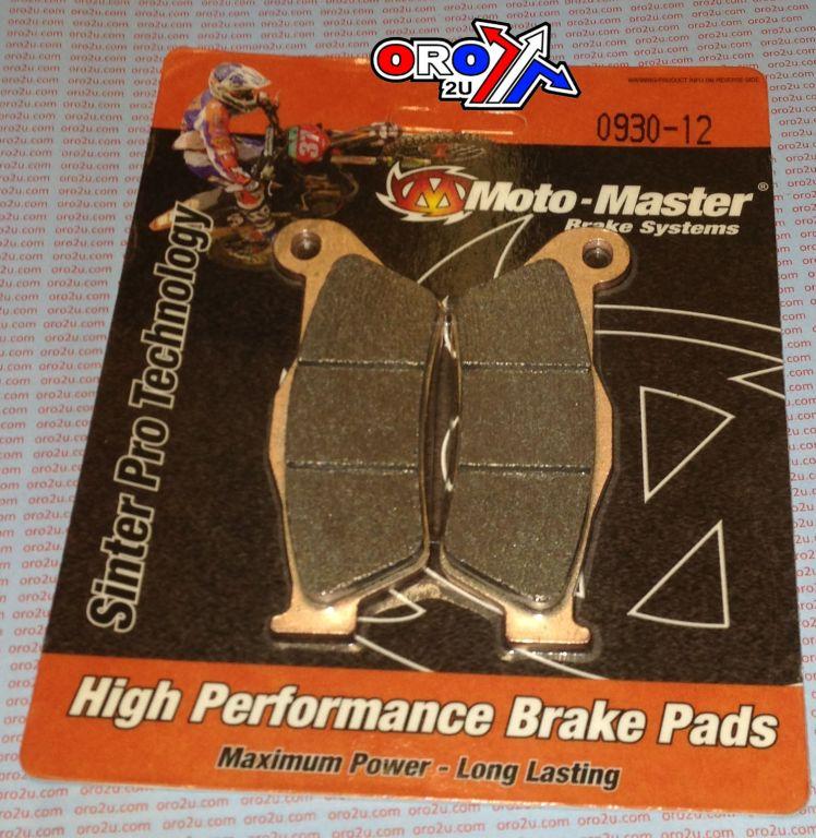 BRAKE PADS SINTERED RACING, MOTO-MASTER 093012, 39-181