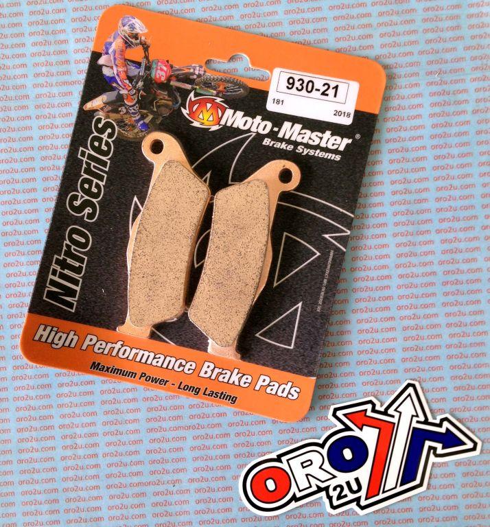 BRAKE PADS SINTERED NITRO, MOTO-MASTER 093021, 39-181