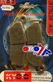BRAKE PADS DISC SEMI-METAL, KYOTO S1958(FA209)