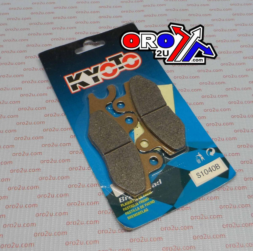BRAKE PADS SEMI METALLIC, KYOTO S1040B (FA228)