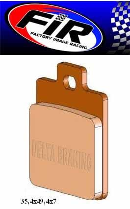 BRAKE PADS MINERAL ORGANIC M DB2019-M, BP088M01F