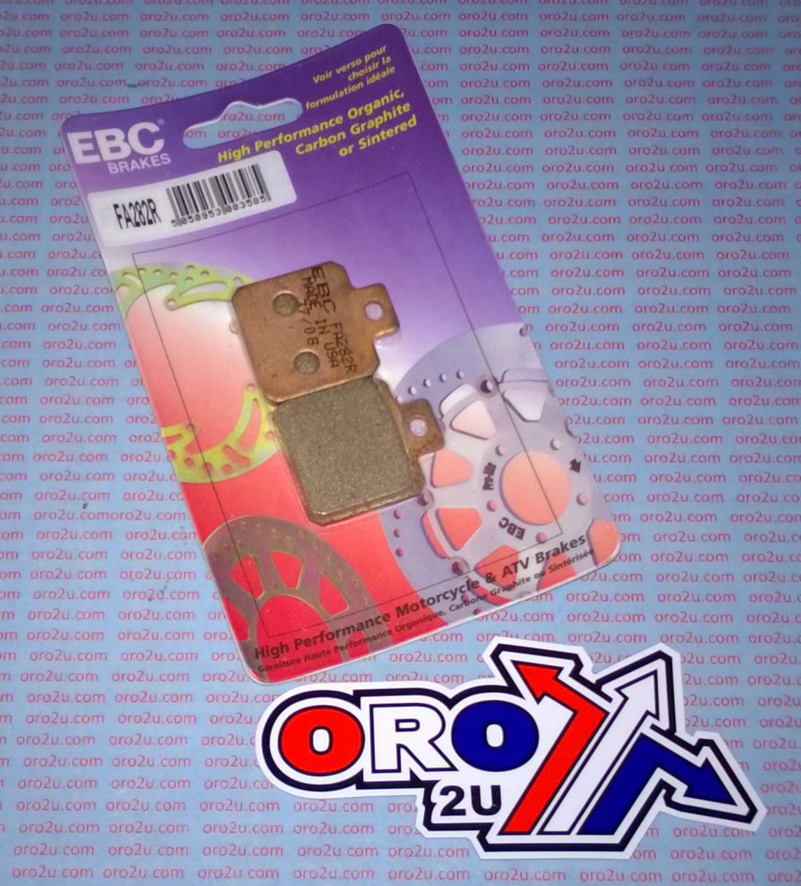 BRAKE PADS SINTERED METAL, EBC FA282R