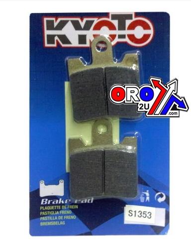 BRAKE PADS SEMI-METAL FRONT, KYOTO S1353 (FA283)