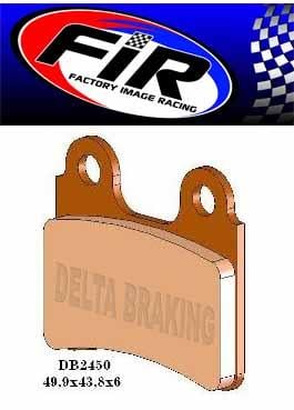 BRAKE PADS SINTERED METAL HS, MX-N HIGH FRICTION, DB2450-N