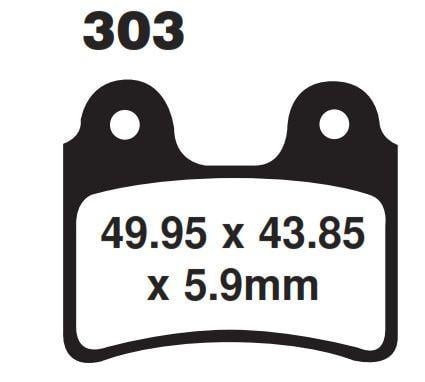 BRAKE PADS STD FA303TT EBC