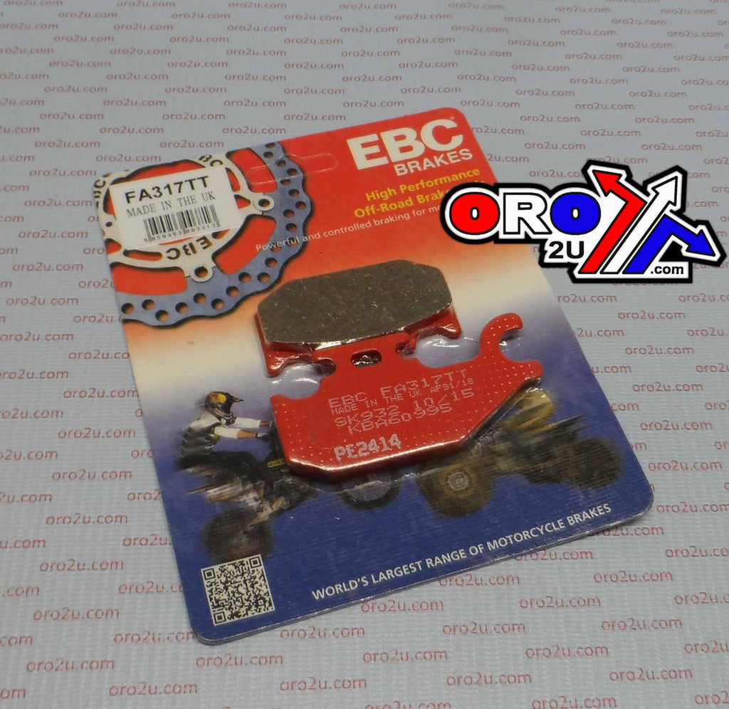 BRAKE PADS STD FA317TT EBC, FRONT RIGHT HAND SIDE
