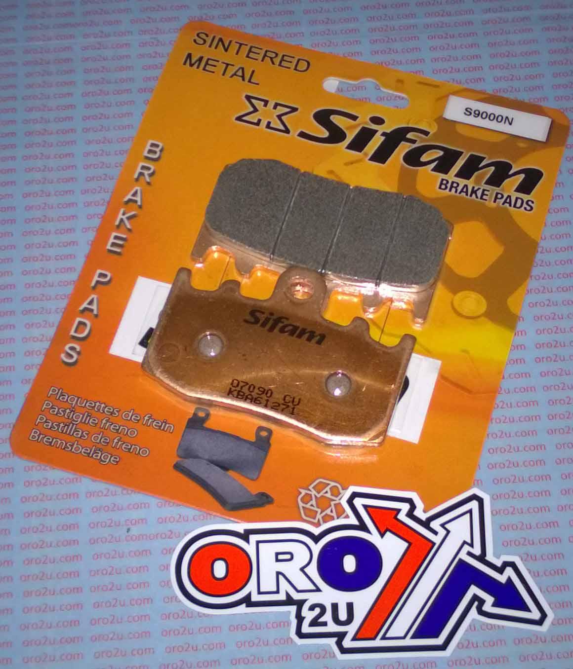 BRAKE PADS SINTERED METAL, SIFAM S9000N (FA335HH)