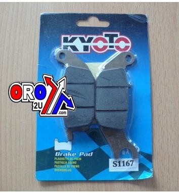 BRAKE PADS STD SEMI-METAL, KYOTO S1167 (EBC FA343) BLACK