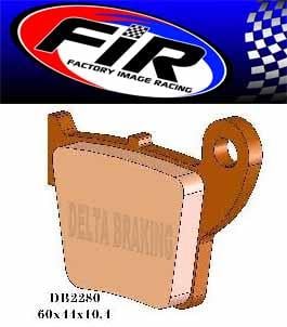 BRAKE PADS SINTERED METAL HS, MX-N HIGH FRICTION, DB2280-N BP028T05B