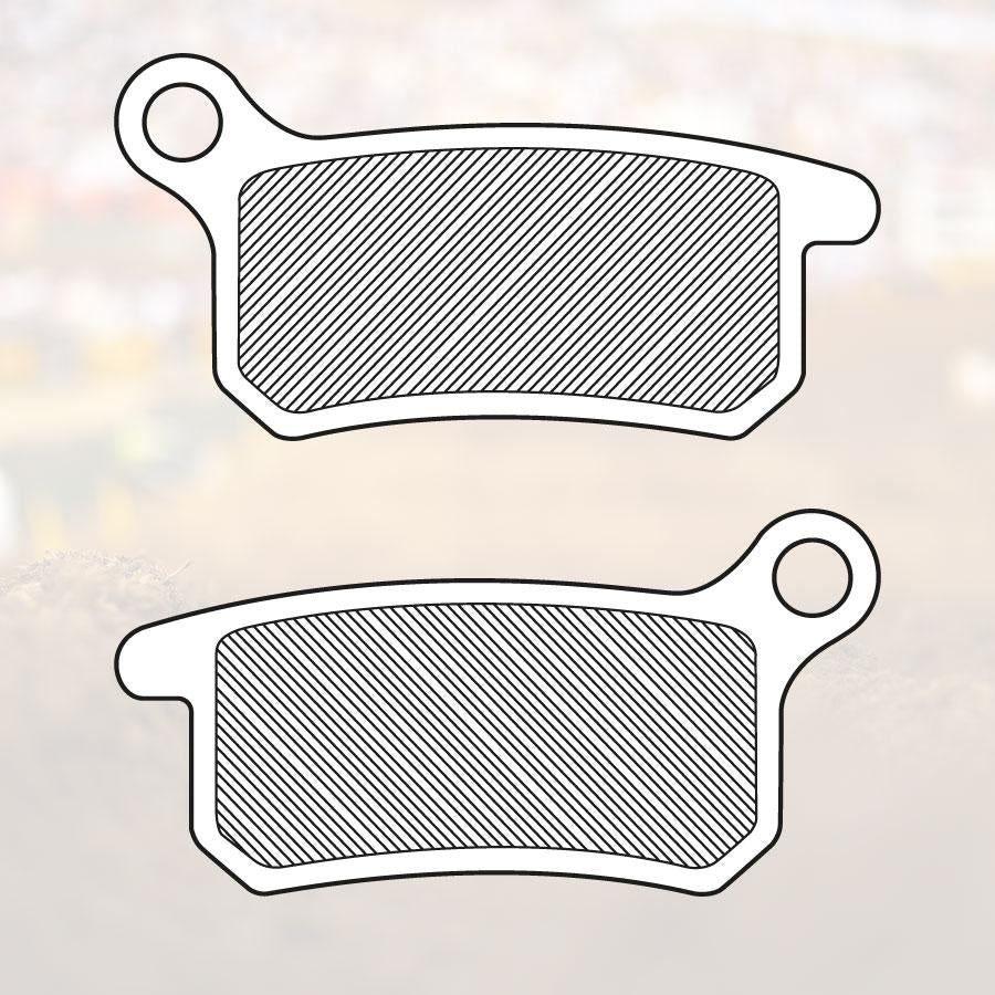 BRAKE PADS SINTERED RC-1, RENTHAL BP-112, 41-923.H.REN, 39-357 DP112