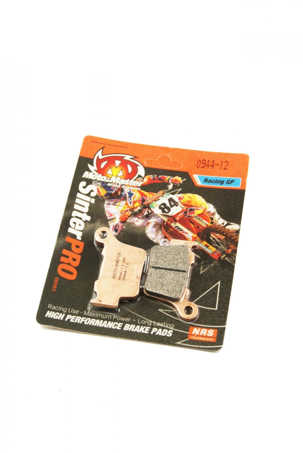 BRAKE PADS SINTERED RACING, MOTO-MASTER 094412, 39-368, 41-935.H.MM