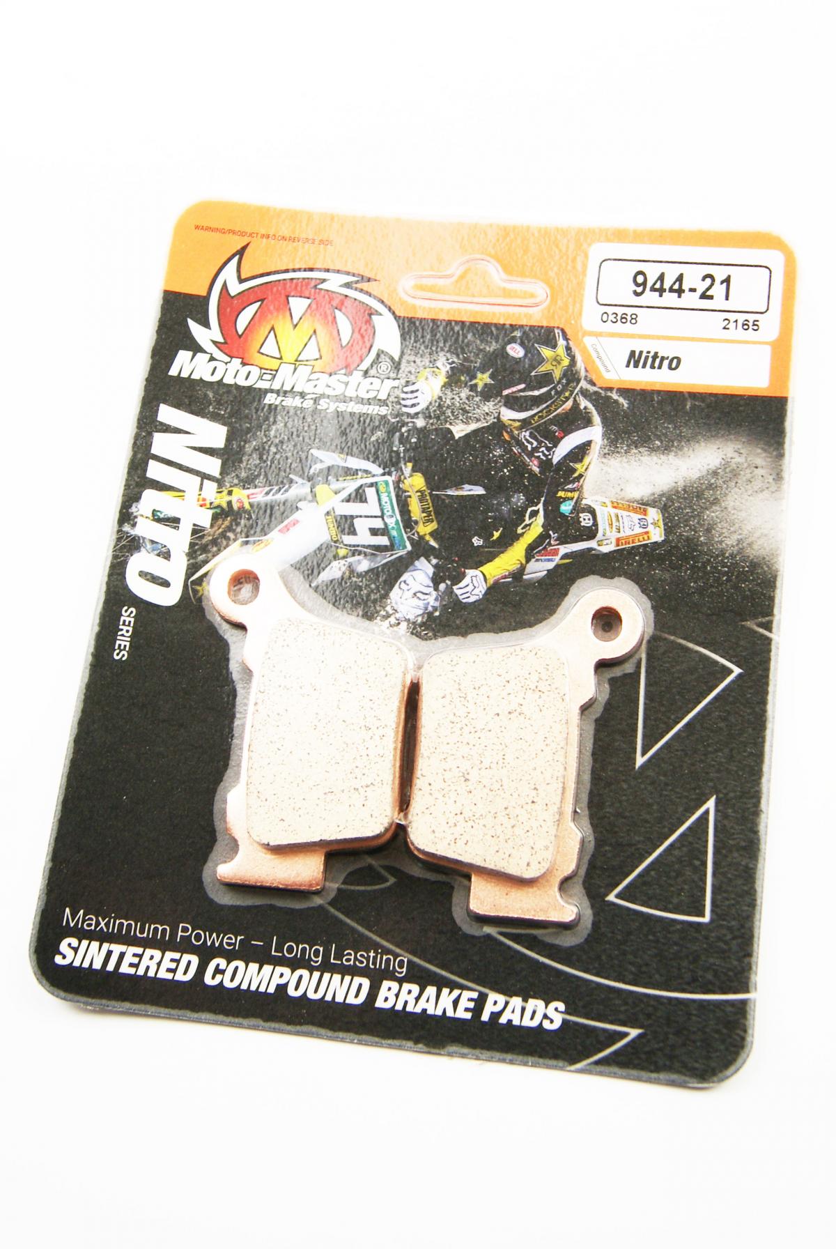 BRAKE PADS SINTERED NITRO, MOTO-MASTER 094421, 39-368