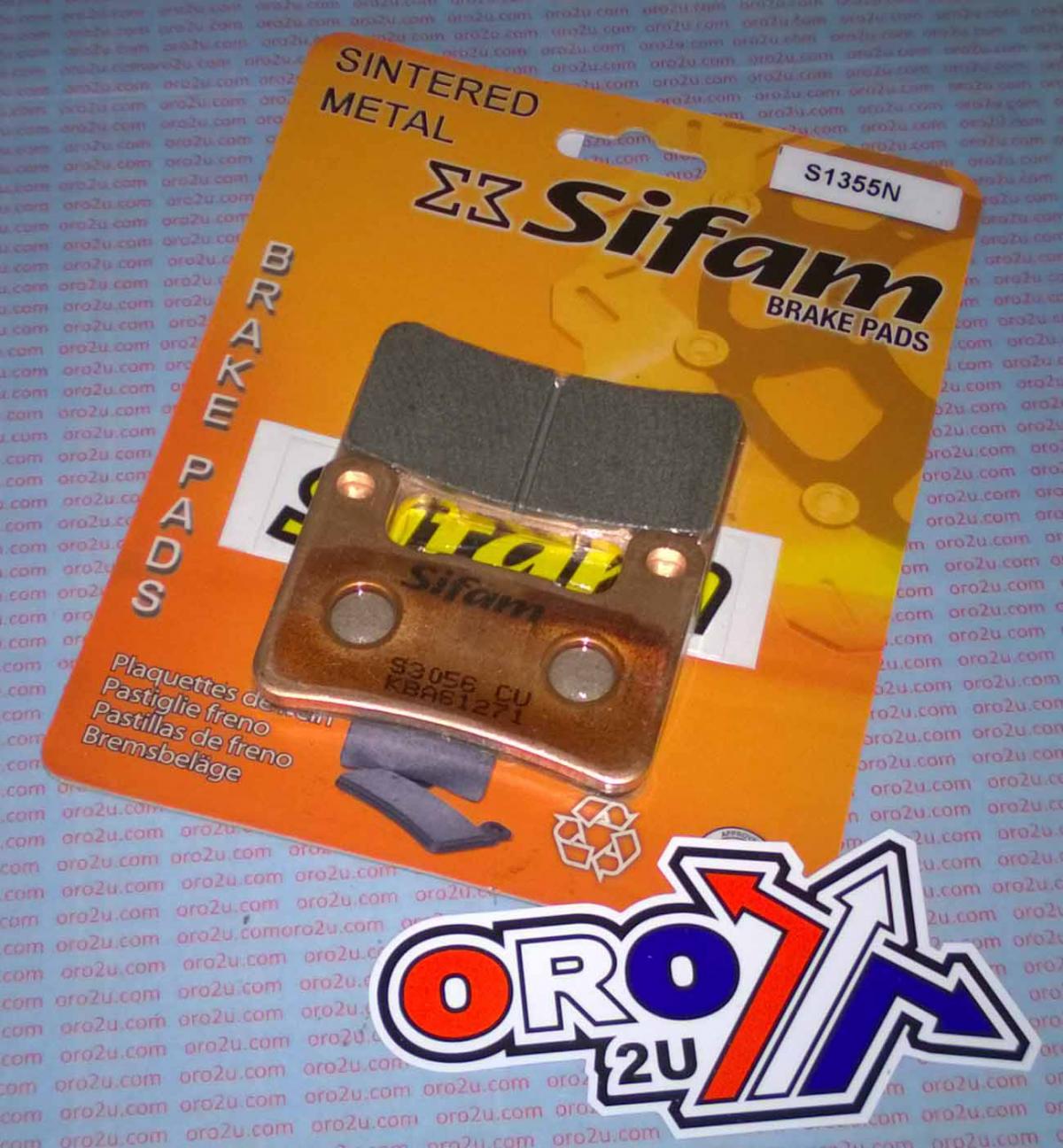 BRAKE PADS DISC SINTERED METAL, SIFAM S1355N (FA379HH)