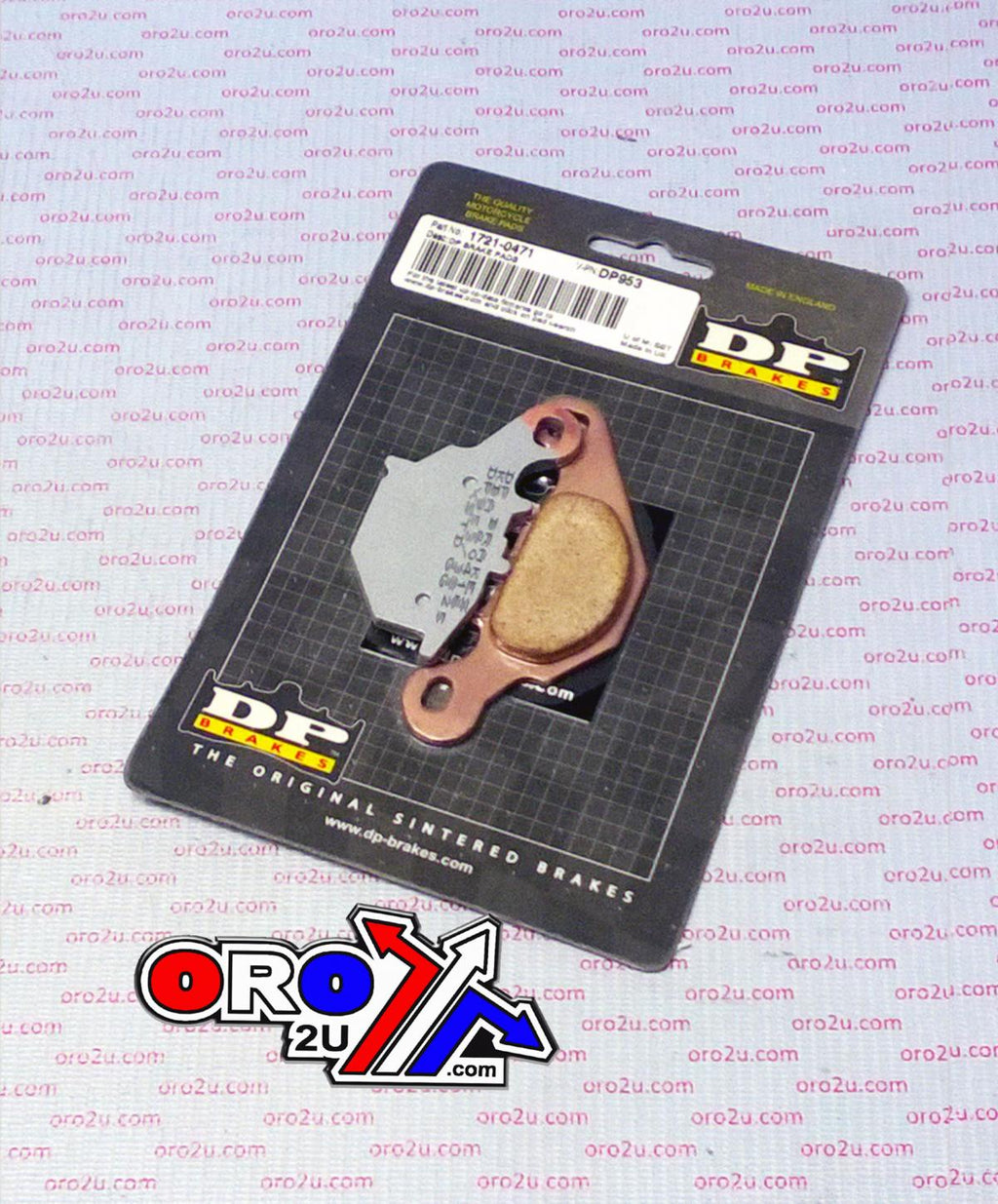 BRAKE PADS SINTERED DP BRAKES, DP953 Premium 41-953.H.DP, 39-401