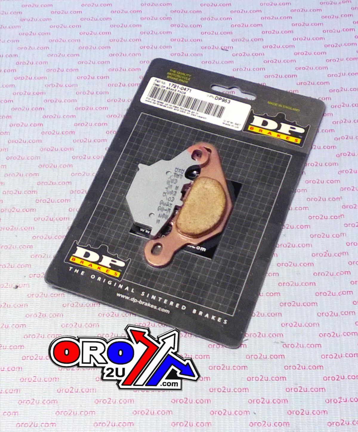 BRAKE PADS SINTERED DP BRAKES, DP953 Premium 41-953.H.DP, 39-401