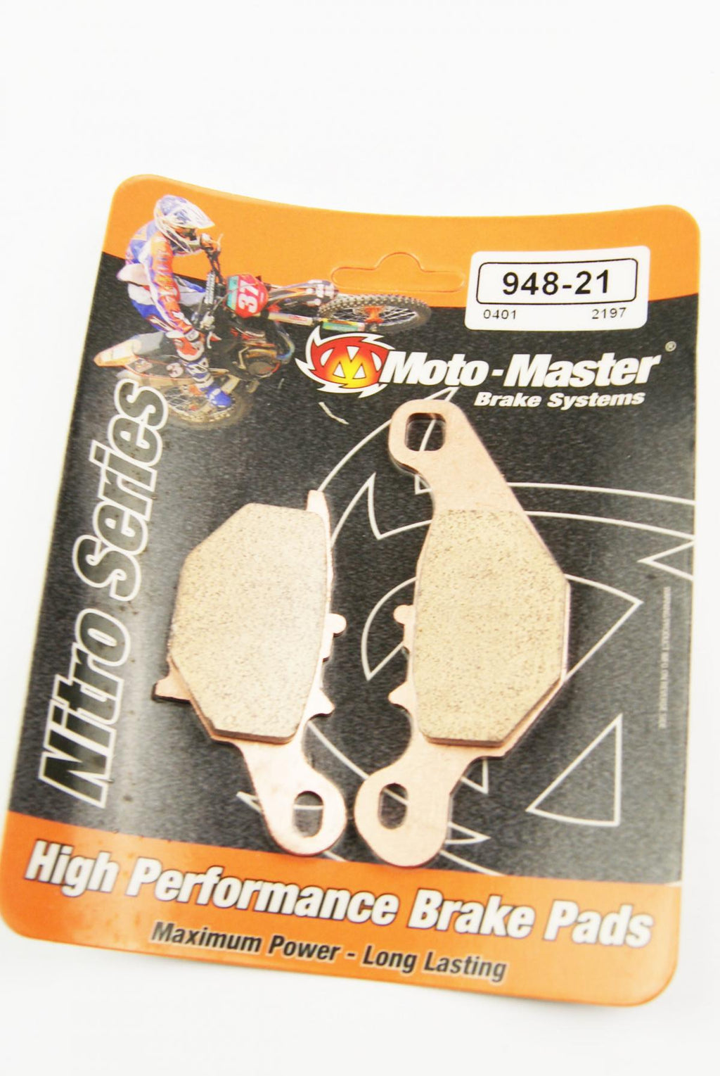 BRAKE PADS SINTERED NITRO, MOTO-MASTER 094821, 39-401, 41-953.H.NITRO