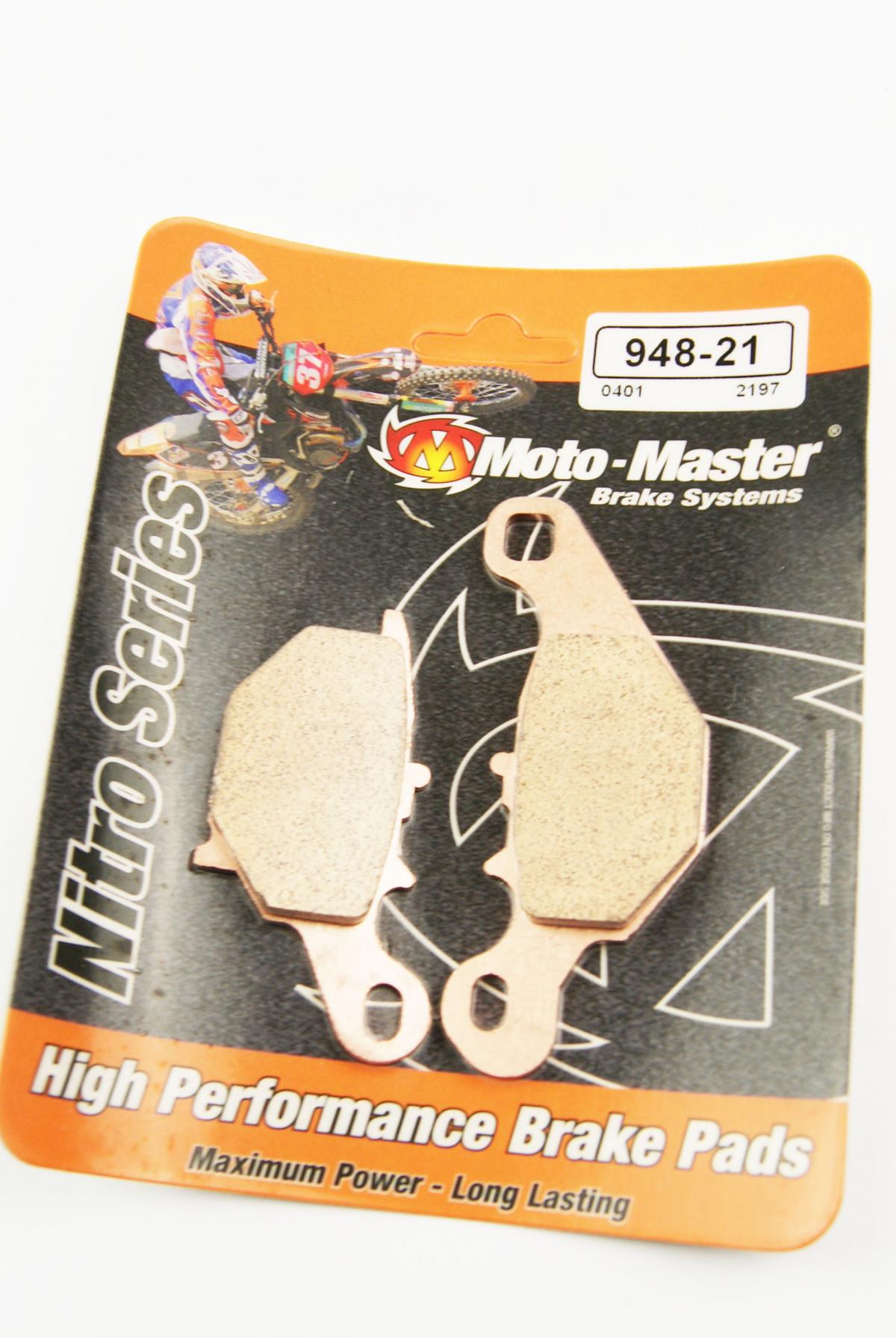 BRAKE PADS SINTERED NITRO, MOTO-MASTER 094821, 39-401, 41-953.H.NITRO