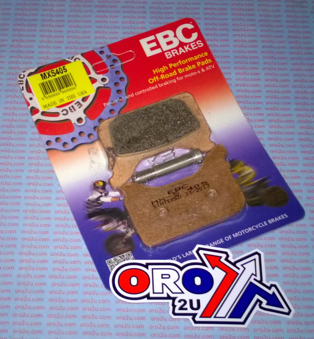 BRAKE PADS SINTERED METAL, EBC MXS405, KTM HUSABERG
