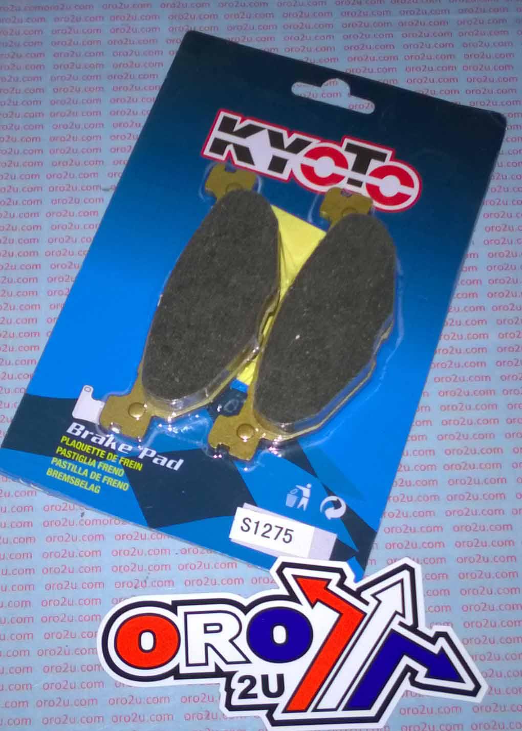 BRAKE PADS STD SEMI-METAL, KYOTO S1275 (EBC SFA408), 39-408