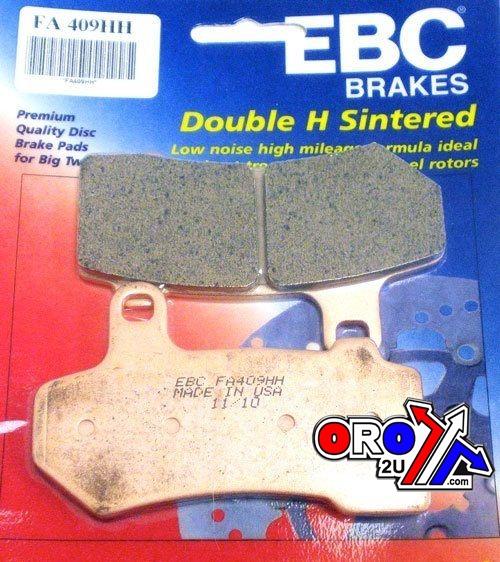 BRAKE PADS SINTERED METAL, EBC FA409HH HARLEY DAVIDSON