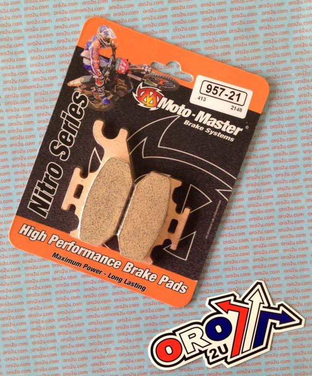 BRAKE PADS SINTERED NITRO, MOTO-MASTER 095721, 39-413